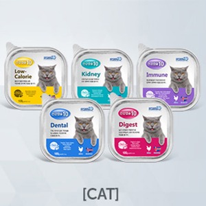 [포르자10] 건강캡슐 고양이 습식캔 5종 100g 32개 1Box